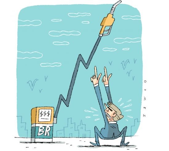 Proposta de Bolsonaro sobre ICMS dos combustíveis terá reflexo na eleição - Gomez/CB/D.A Press