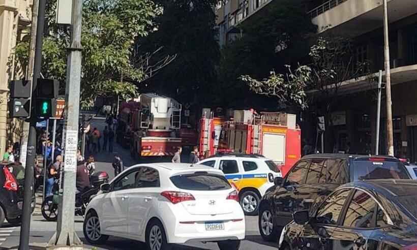 Vídeo: Incêndio atinge apartamento do Edifício Maletta, em BH - Reprodução/ redes sociais