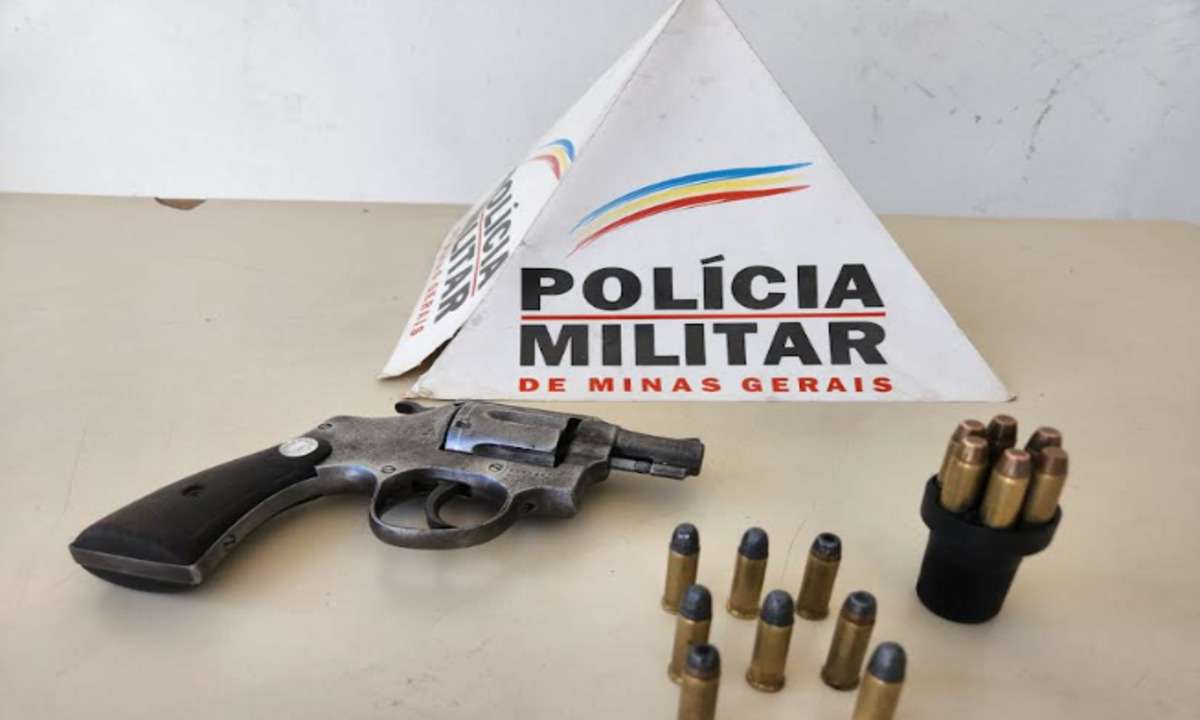 PM apreende arma que pode ter sido usada em homicídio em Era Nova - PMMG/Divulgação