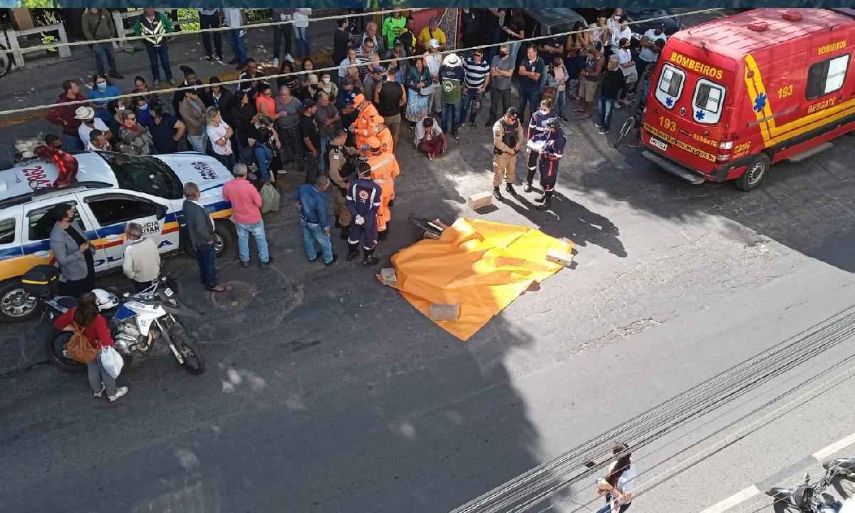 Ciclista morre atropelado por ônibus em Formiga - Reprodução Redes Sociais