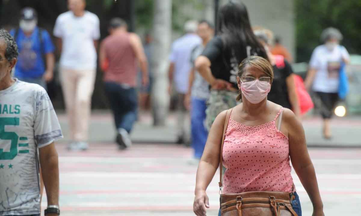 Veja como fica obrigatoriedade de máscaras em algumas cidades da Grande BH - Leandro Couri/EM/D.A Press