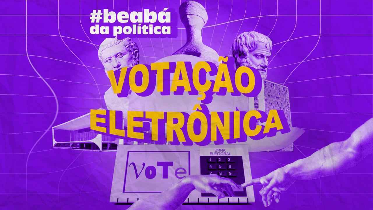 Vídeo mostra como funciona a votação em urnas eletrônicas - Arte EM