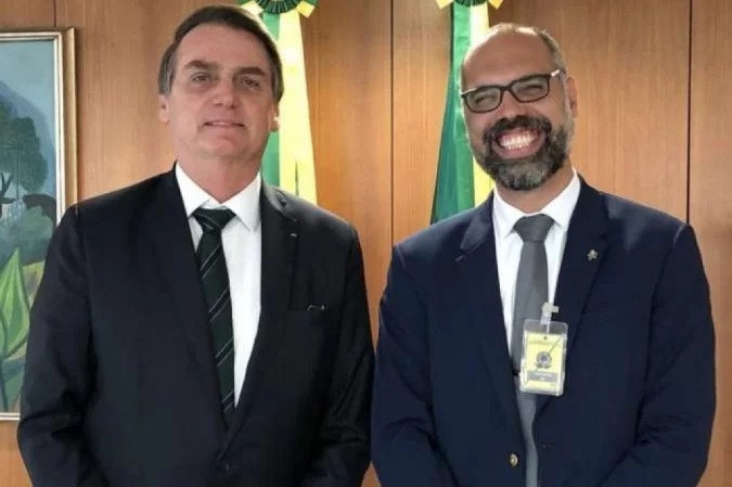Bolsonaro diz que jamais denunciaria Allan dos Santos - PR/REPRODUÇÃO