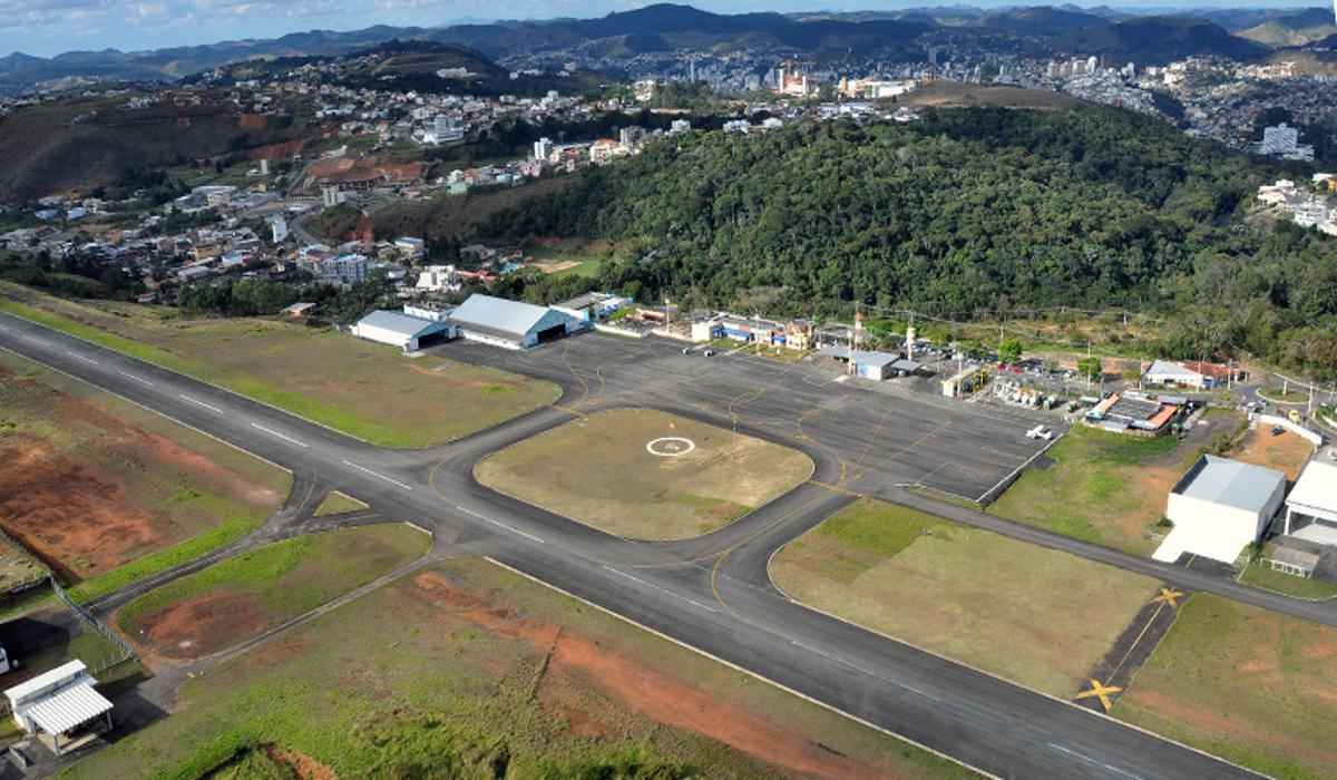 Aeroporto de Juiz de Fora: Infraero promete voos comerciais - PJF/Divulgação
