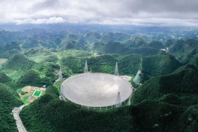 China diz ter identificado sinais de 'civilizações extraterrestres -  Ou Dongqu/Xinhua/ZUMA