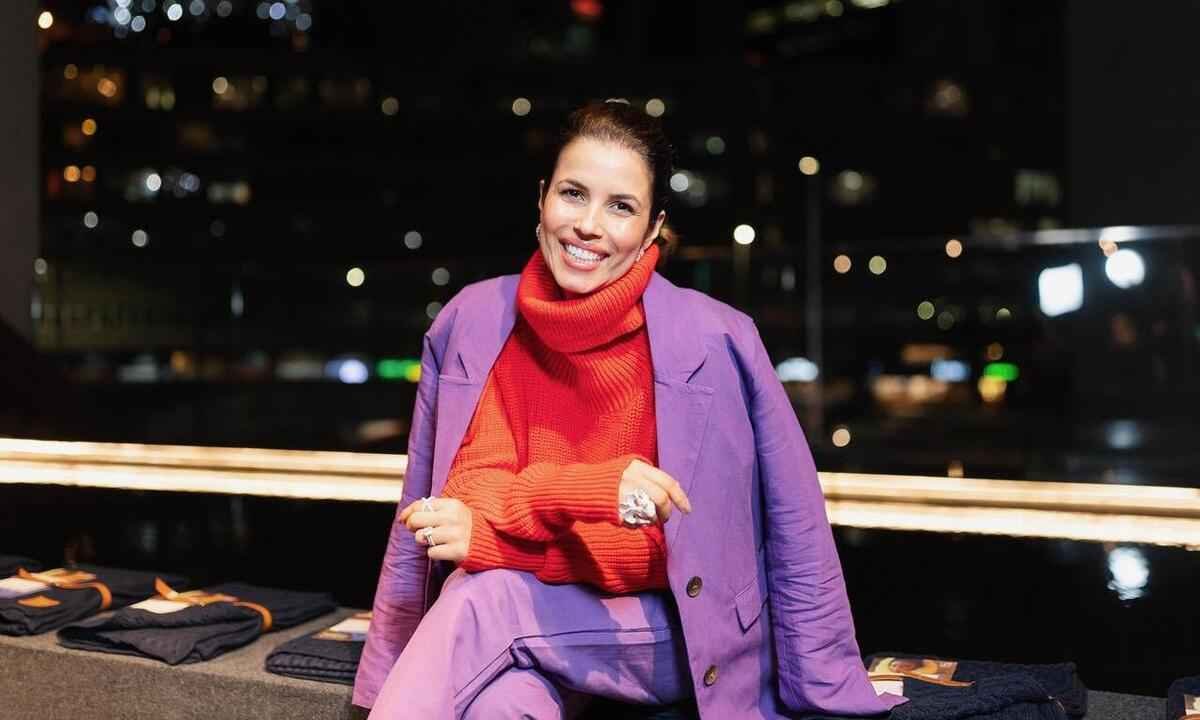 Flavia Soares, mulher do goleiro Gomes, comemora sucesso na moda - Bárbara Dutra/divulgação