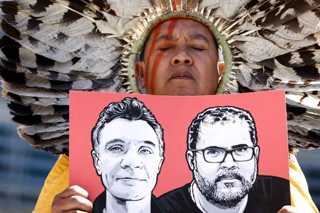 Indígenas contrariam PF e afirmam que morte de Dom e Bruno teve mandante - Kenzo TRIBOUILLARD / AFP