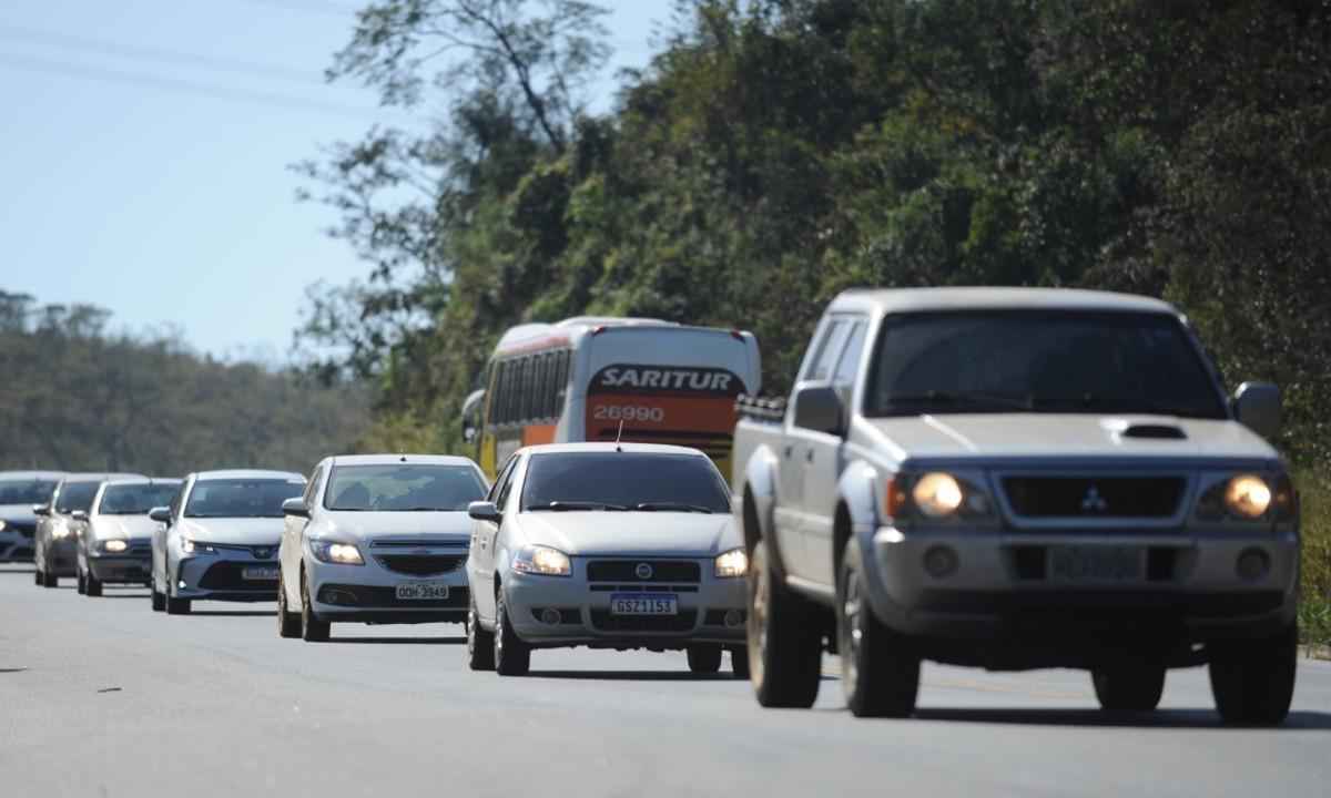 Congestionamentos causam lentidão em BH nesta segunda (20/6) - Leandro Couri/EM/DA. Press