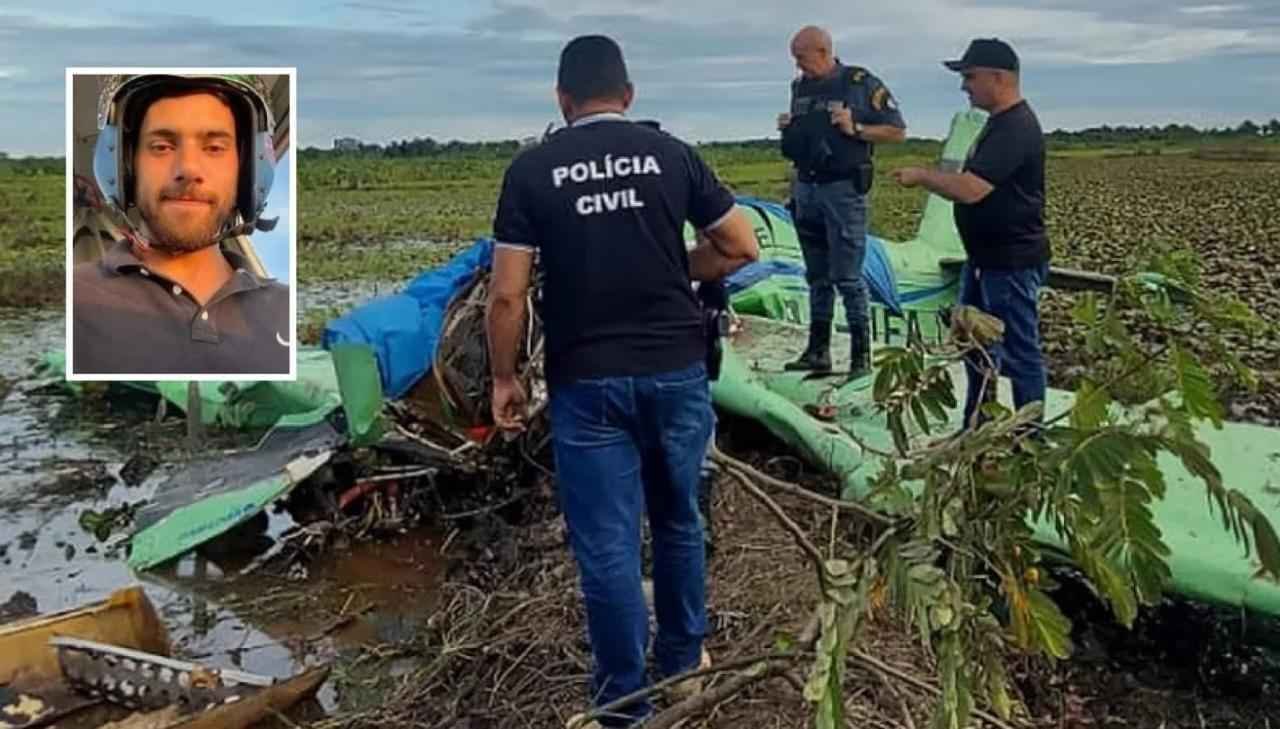 Piloto mineiro morre após queda de aeronave no Maranhão - Polícia Civil do Maranhão / Divulgação 