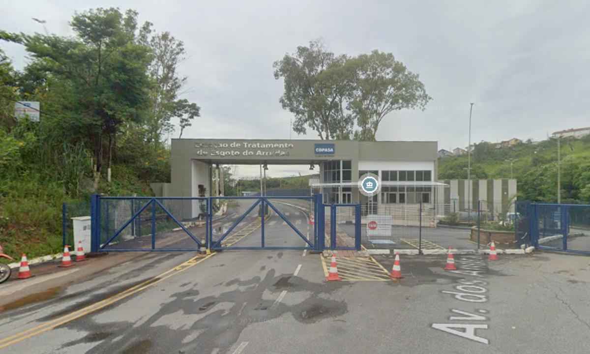 Feto é encontrado em estação de tratamento da Copasa em BH - Reprodução/Google Street View