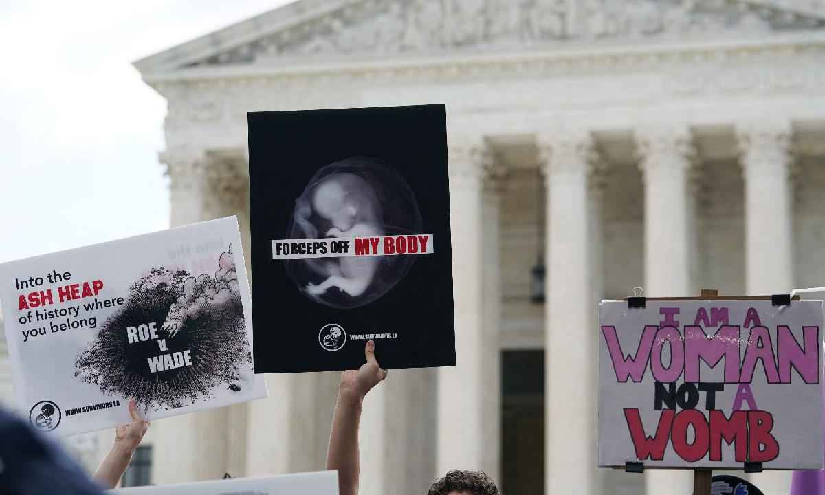 'Precedente perigoso': decisão de aborto nos EUA preocupa ativistas - Mandel Ngan/AFP