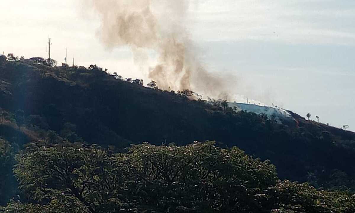 VÍDEO: incêndio atinge Parque Estadual Serra Verde  - Luiz Rodrigues/Divulgação