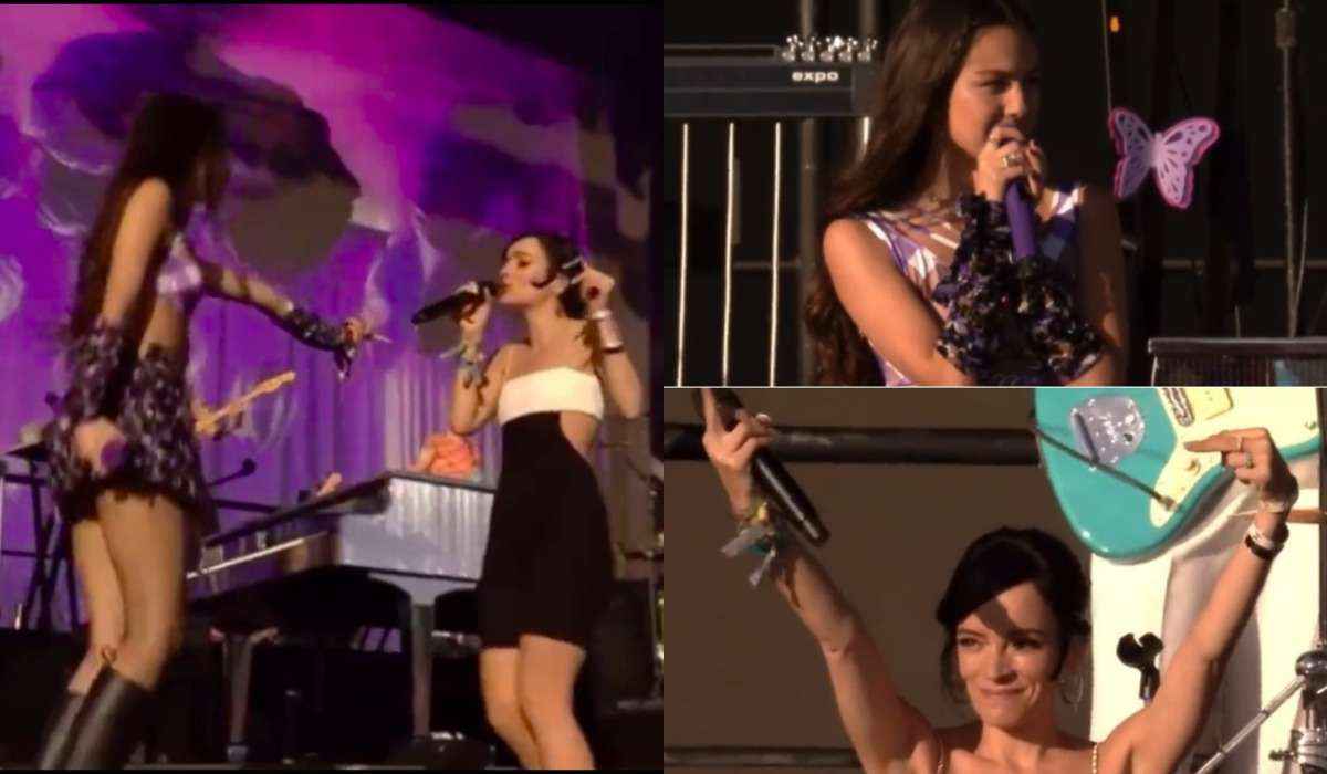 Olivia Rodrigo e Lily Allen cantam 'Fuck You' para Suprema Corte dos EUA - Reprodução Redes Sociais 