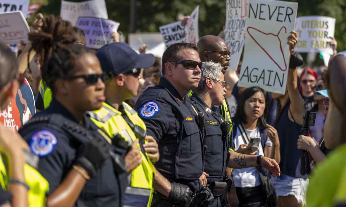 Nos Estados Unidos, empresas se mobilizam em defesa da mulher - Tasos Katopodis/Getty Images/AFP