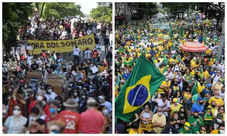 Torcidas de Lula e Bolsonaro já tratam segundo turno como prorrogação  - Túlio Santos/EM/DA Press