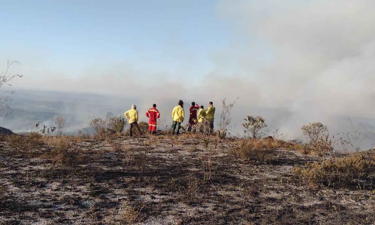 Mais de 300 focos de incêndio atingem Parque Serra do Cipó e do Intendente - Bruno Henrique/Divulgação