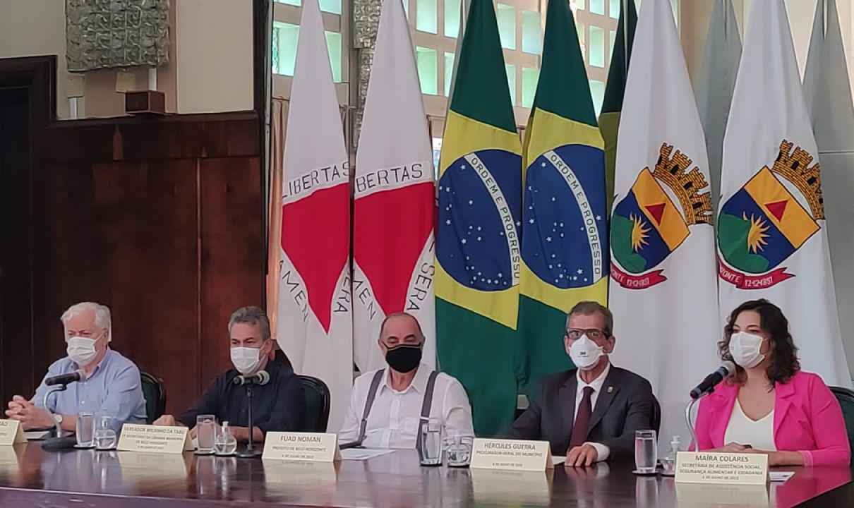 Prefeitura de BH apresenta PL que prorroga auxílio para 74 mil famílias - Jair Amaral/EM/D.A. Press