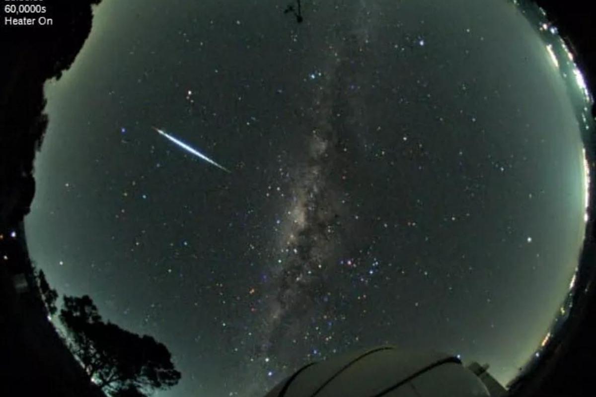 Observatório registra passagem de meteoro brilhante pelo Sul de Minas - Divulgação/Observatório do Pico dos Dias