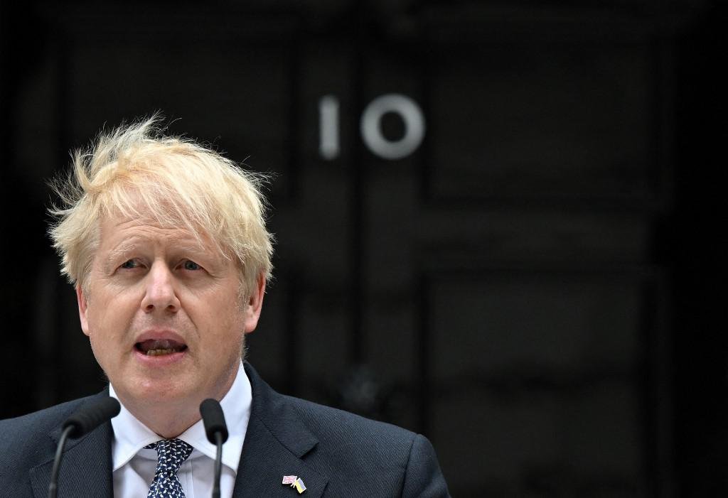 Boris Johnson, o escapista político que ficou sem truques - JUSTIN TALLIS / AFP