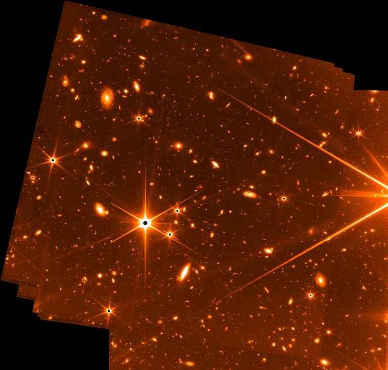 Nasa divulga 1º vislumbre da origem do universo com telescópio James Webb - FGS / CSA / NASA / AFP 