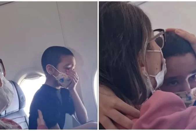 Vídeo: menina é aplaudida em voo após ser curada da leucemia - crédito: Instagram @maemedicamoderna/ reprodução 