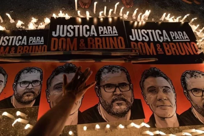 Dom e Bruno: suspeitos dos assassinatos têm prisão preventiva decretada - Nelson Almeida / AFP