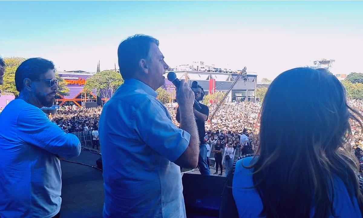 Bolsonaro volta a falar em luta do 'bem com o mal' - Redes sociais/Reprodução
