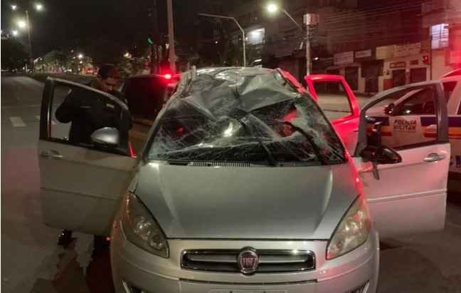 Homem é preso por perseguir e causar capotamento de carro na Grande BH - PMMG/Reprodução