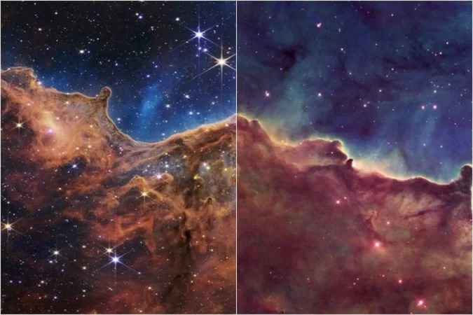 James Webb X Hubble: a diferença das imagens captadas pelos telescópios -  NASA, ESA, CSA, and STScI -Divulgação/NASA
