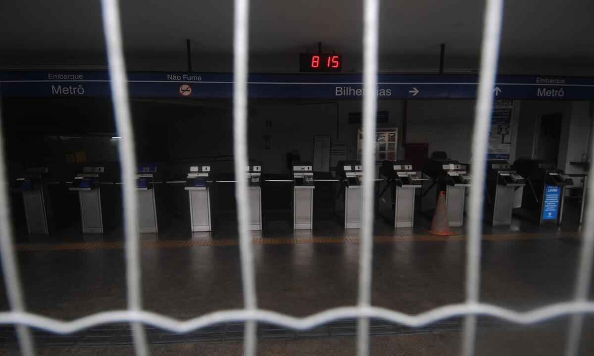 Metroviários de BH decidem nesta quarta-feira se entram em greve - Leandro Couri/EM/D.A Press