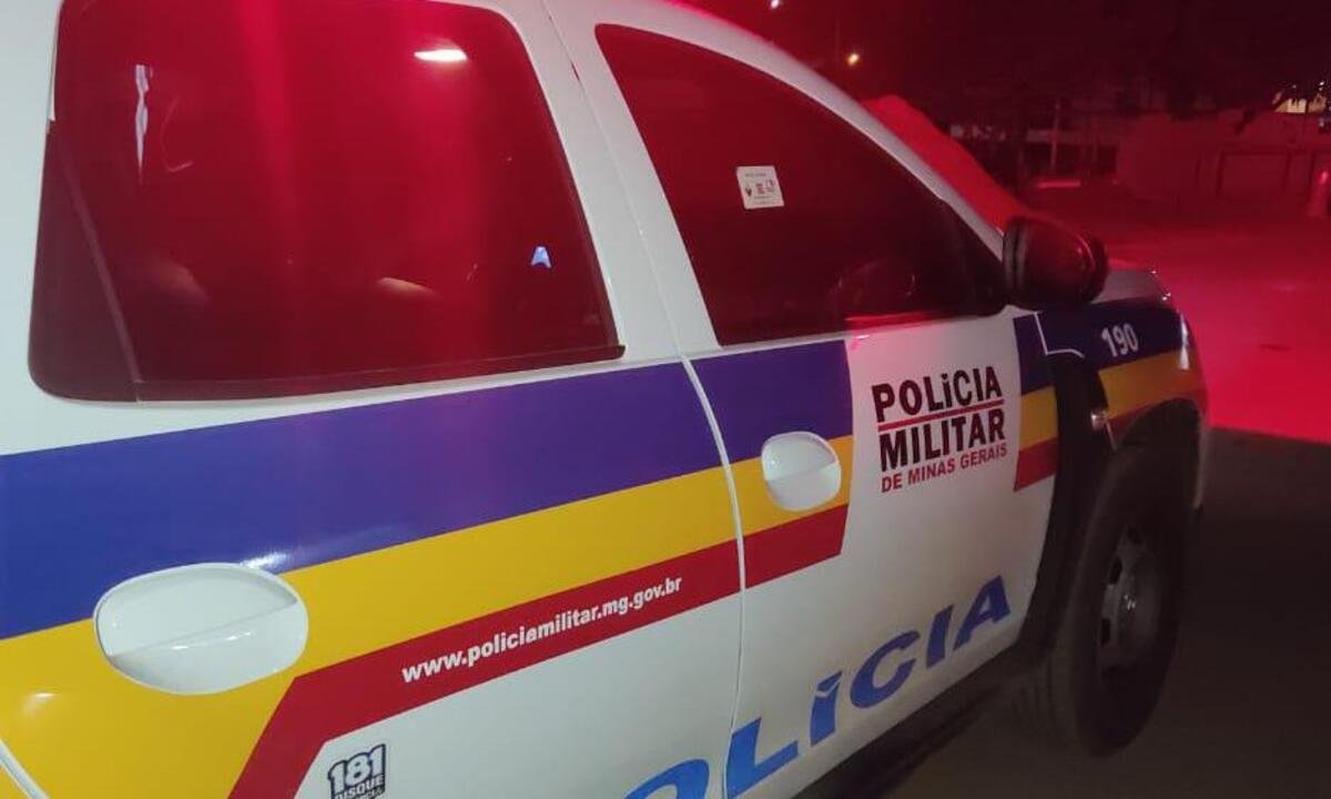 Após discussão com marido, mulher ameaça esfaquear o filho em Capelinha - PMMG/Divulgação