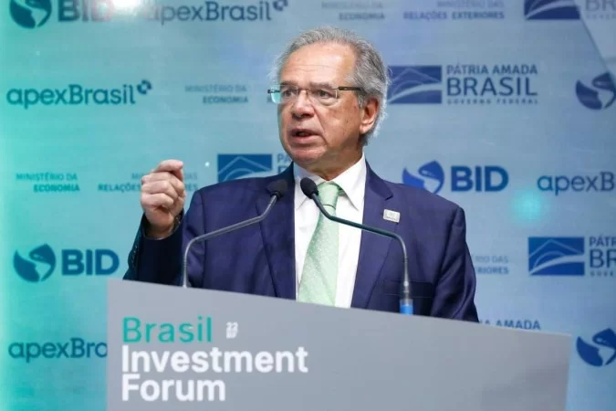 Paulo Guedes: 'Brasil está num ciclo de crescimento, apesar do juro' - Alan Santos/PR/Divulgação