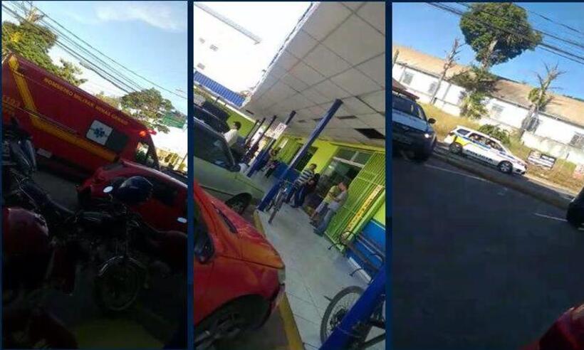Criminosos assaltam e atiram dentro de supermercado em Pouso Alegre - Redes Sociais