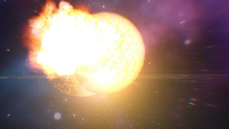 Colisão rara de duas estrelas mortas é detectada por novo telescópio - BBC News/Stelios Thoukidides