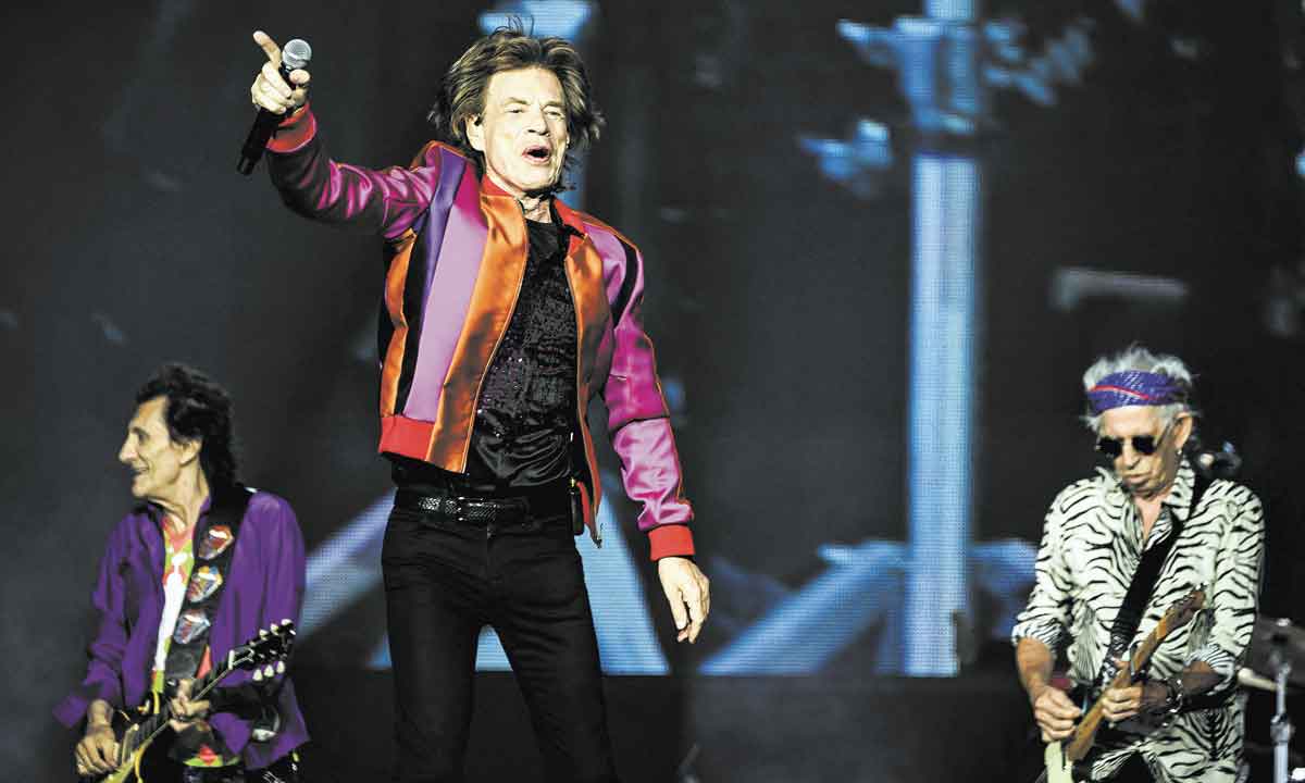 Rolling Stones fazem incendiária turnê de despedida na Europa - JEFF PACHOUD / AFP