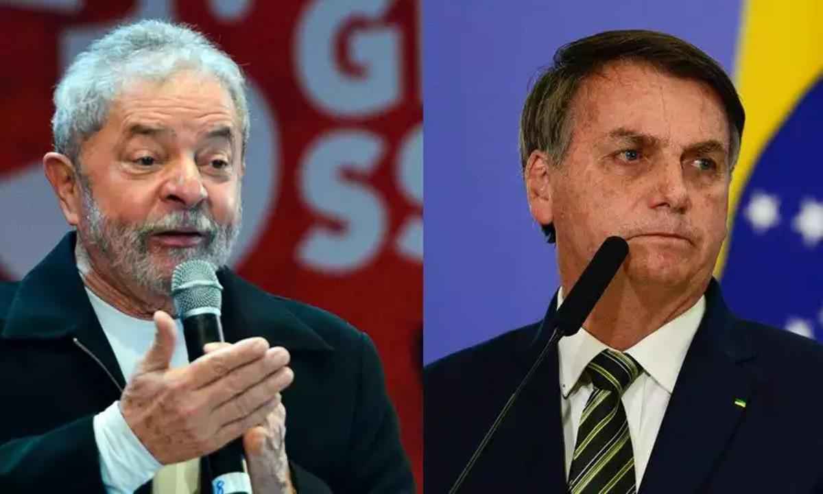 Pesquisa: Bolsonaro tem 58% de rejeição; Lula, 42%   - Agência Brasil