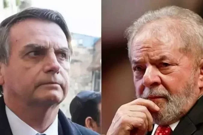 Lula tem 9 pontos percentuais de vantagem sobre Bolsonaro, diz o Ipespe - Alan Santos/PR e Evaristo Sá/AFP