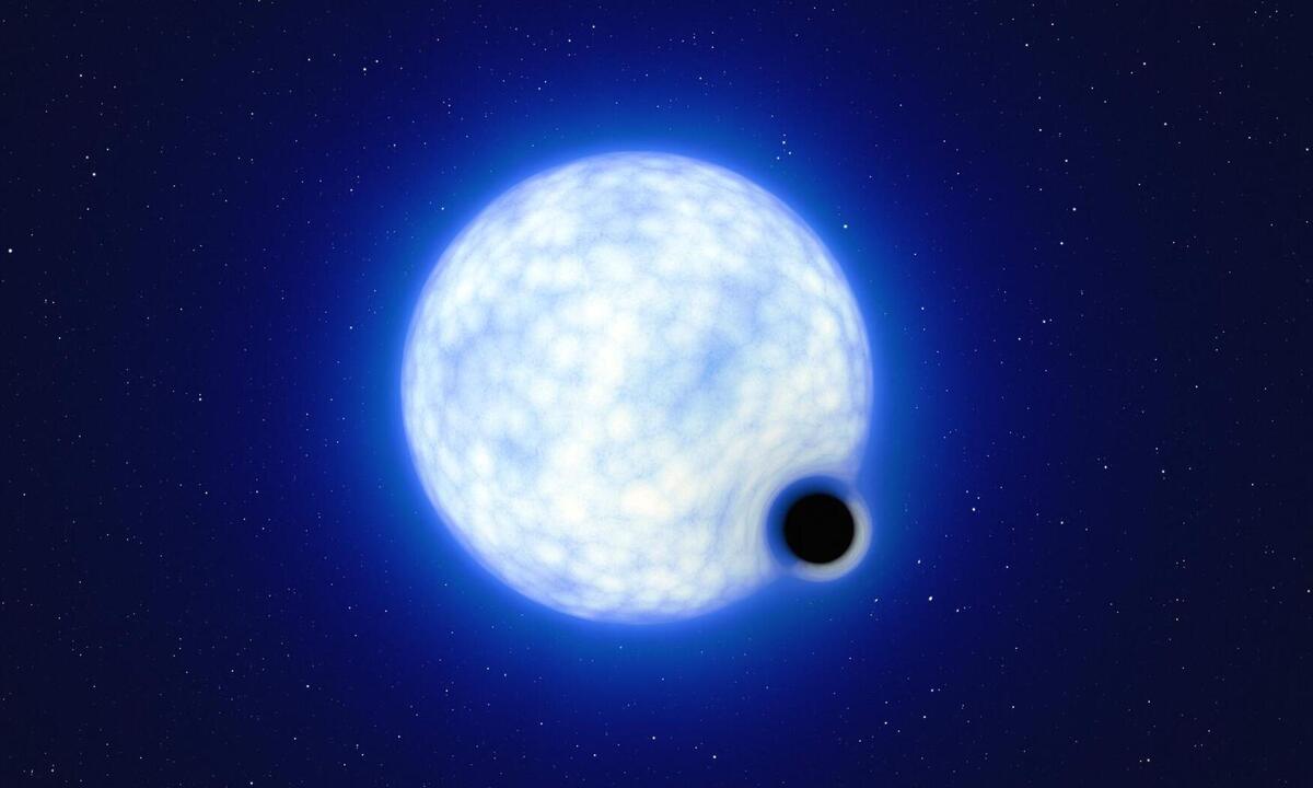 Cientistas descobrem buraco negro adormecido fora da Via Láctea - SCI/Divulgação