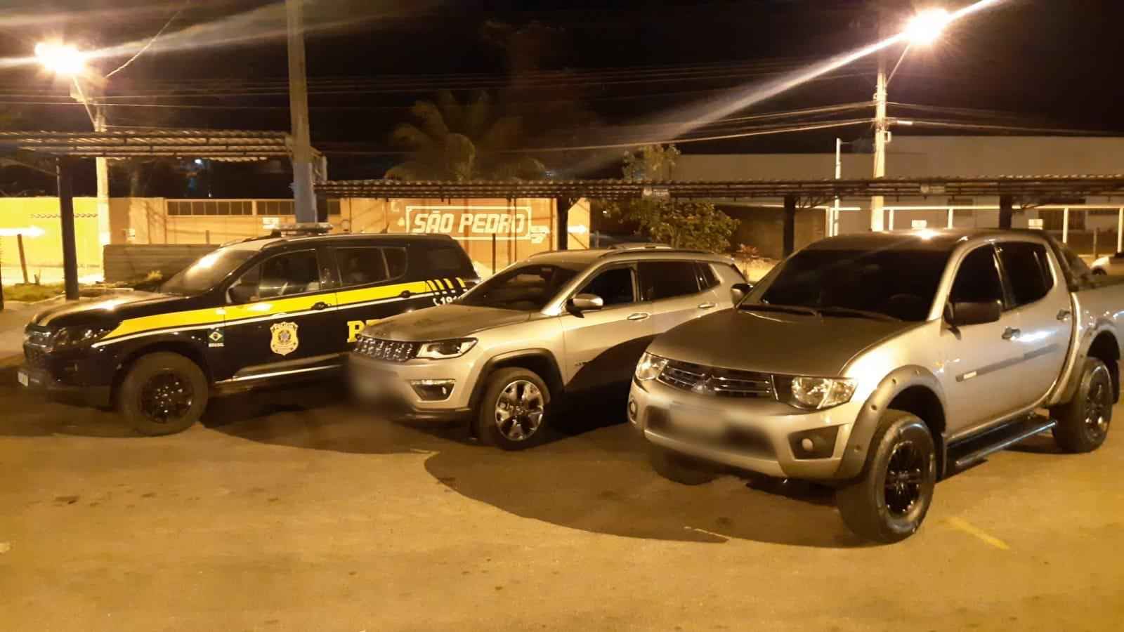 PRF recupera dois veículos roubados em Muriaé - PRF/Reprodução