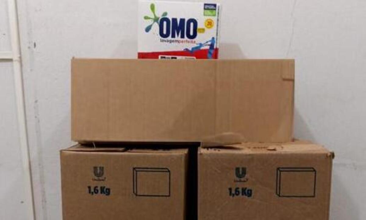 Polícia apreende mais 79 caixas de sabão em pó falsificado em Patrocínio - WhatsApp/Divulgação