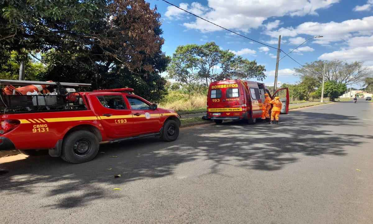 Homem é encontrado inconsciente em Uberlândia depois de ser agredido - Corpo de Bombeiros/Divulgação