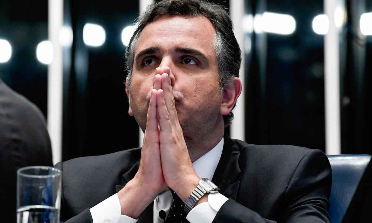 O espaço do senador Rodrigo Pacheco no hall da fama da política mineira - ROQUE DE SÁ/AGÊNCIA SENADO