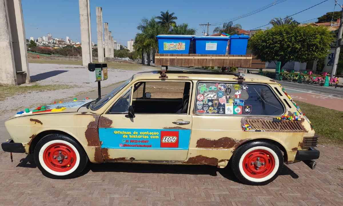 Oficineiro de BH pede ajuda para achar carro estilizado com lego  - Arquivo pessoal