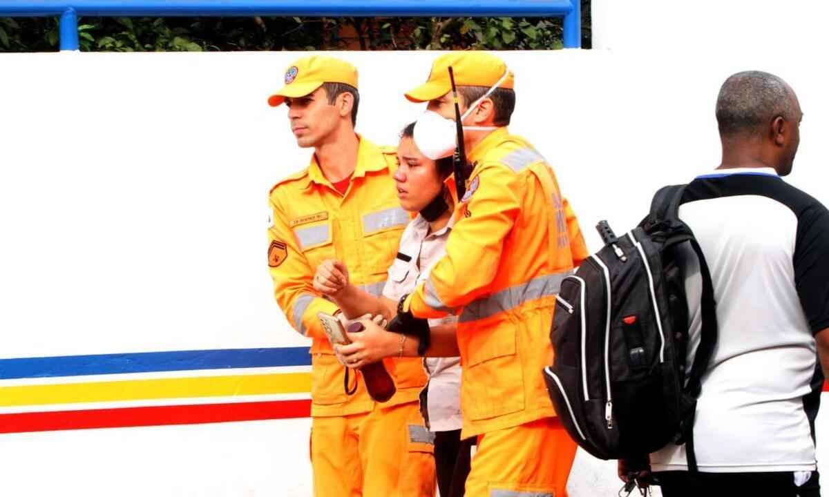 Colégio Tiradentes: entenda os efeitos do gás lacrimogêneo no organismo - Jair Amaral/EM/D.A Press