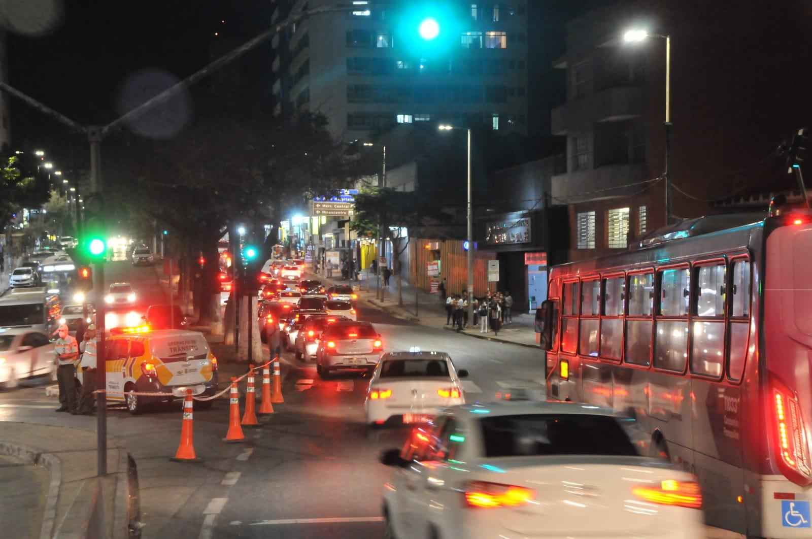 Operação da BHTrans visa reduzir trânsito no entorno da Rodoviária - Marcos Vieira/EM/D.A Press