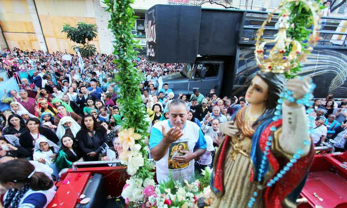Procissão volta às ruas para celebrar Nossa Senhora da Boa Viagem  - ARQUIDIOCESE DE BH/DIVULGAÇÃO