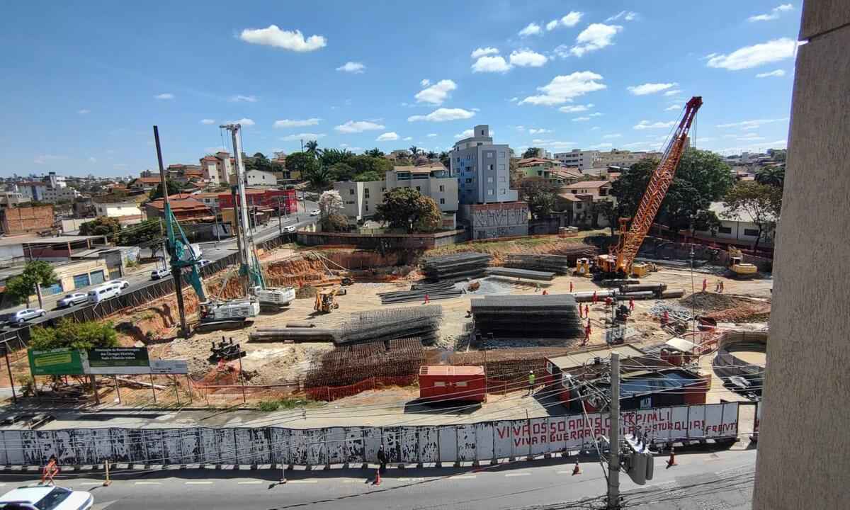 Obras de contenção de enchentes na Vilarinho devem ser concluídas até 2024 - Jair Amaral/EM/D.A.Press