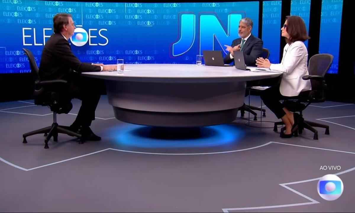 Bolsonaro sai ileso e com algum lucro da entrevista no Jornal Nacional - Reprodução