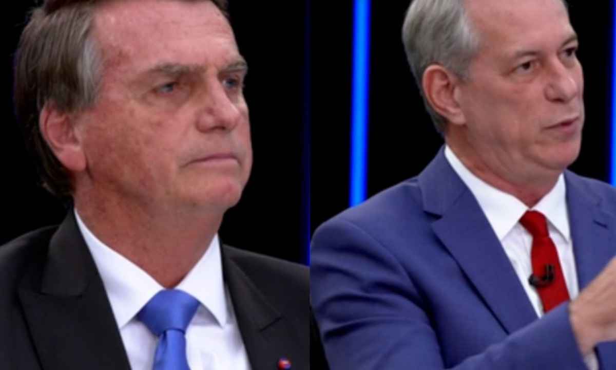 Ministros apontam diferença de tom no JN de Bolsonaro para Ciro - Reprodução/Montagem