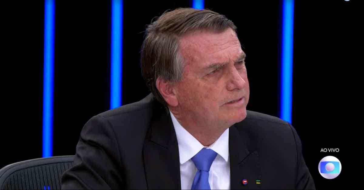 Jair Bolsonaro ganhou mais do que perdeu na entrevista ao Jornal Nacional - TV GLOBO/REPRODUÇÃO